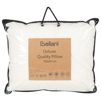 Set di 2 guanciali da letto ad alto profilo e rettangolari con rivestimento in cotone Japara Lyocell 50 x 60 cm camera da letto