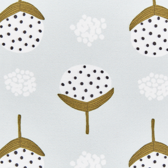 Set di 2 cuscini per esterni in poliestere verde chiaro 40 x 60 cm Cuscino da giardino rettangolare con stampa geometrica