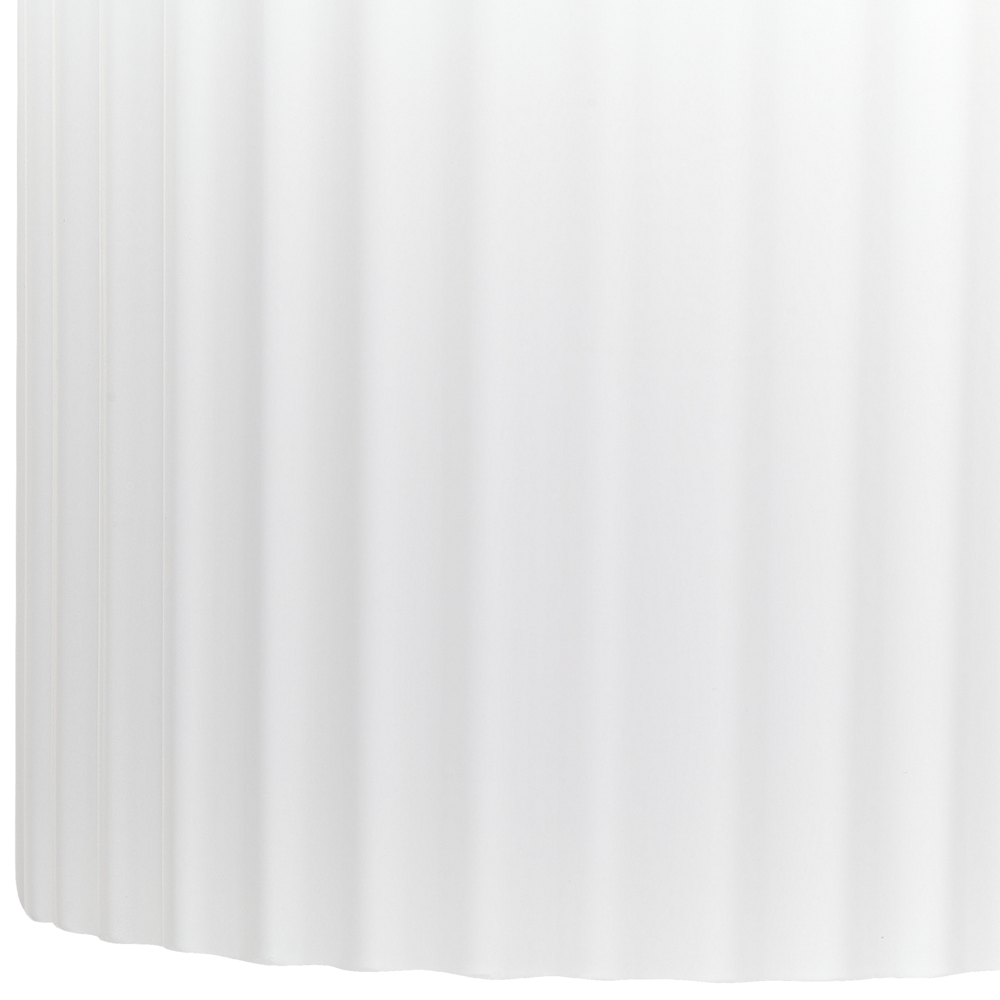 Lampada da terra in metallo con paralume in vetro bianco nero e ottone soggiorno camera da letto