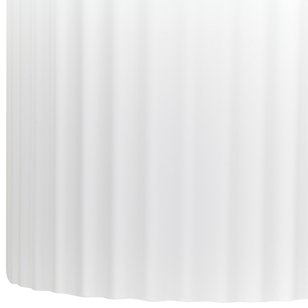 Lampadario in metallo con 4 paralumi in vetro bianco nero e ottone camera da letto soggiorno elegante