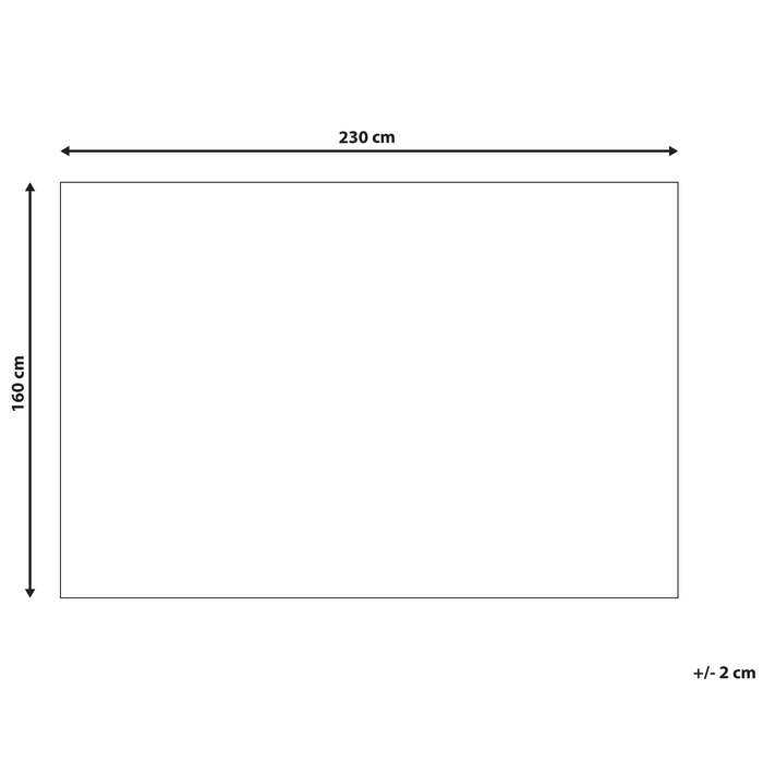 Tappeto da salotto moderno in lana con motivo geometrico a tinta unita beige 160 x 230 cm camera da letto soggiorno