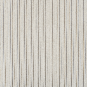 Poltrona in velluto a coste imbottita stile retrò con schienale basso grigio chiaro soggiorno camera da letto