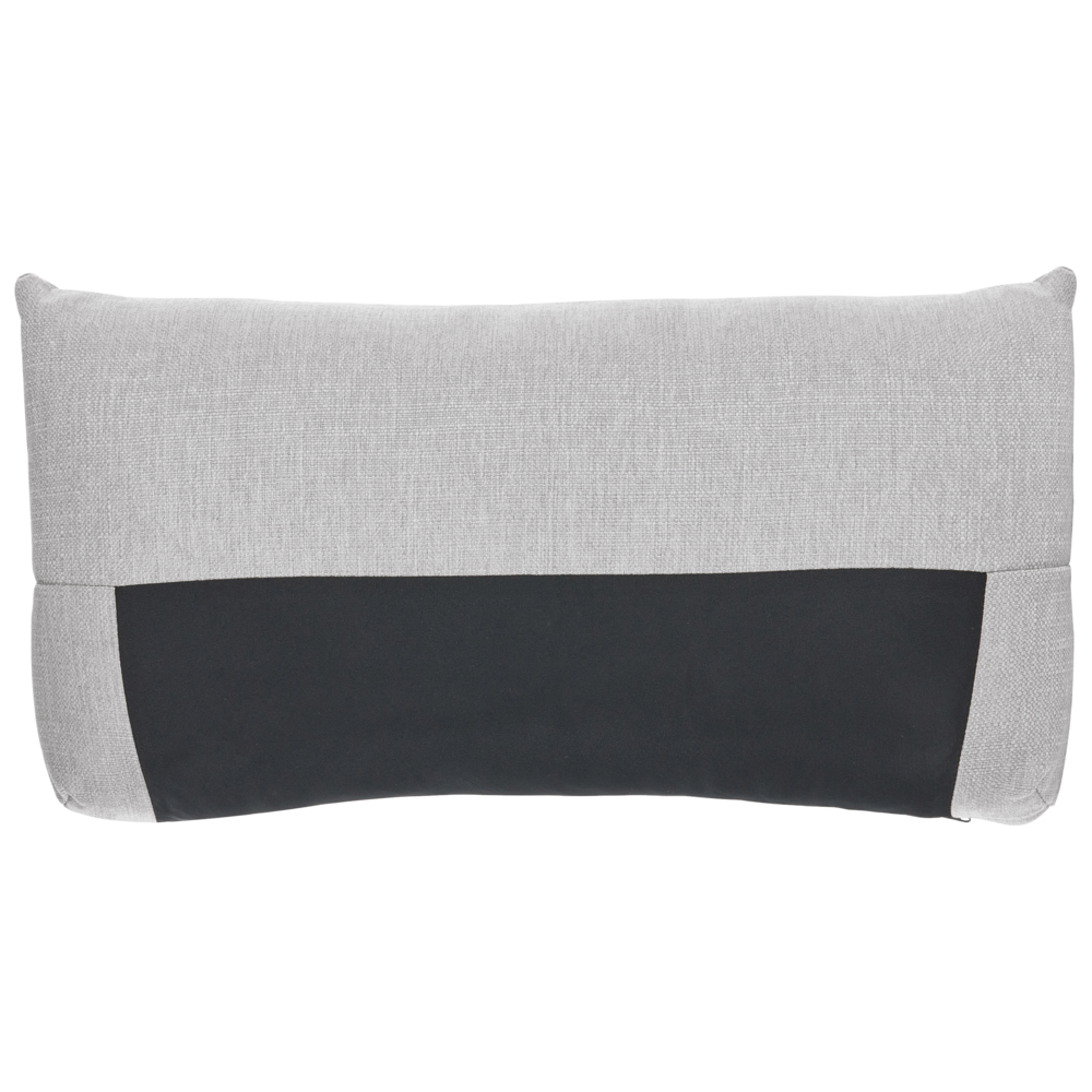 Divano in tessuto Grigio chiaro imbottito in poliestere 3 posti con cuscini decorativi Divano da soggiorno