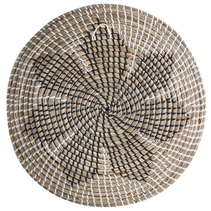 Set di 3 decorazioni da muro alghe naturali fatte a mano in alghe naturali in stile africano