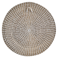 Set di 4 decorazioni da parete in alghe naturali in alghe marine fatte a mano in stile africano