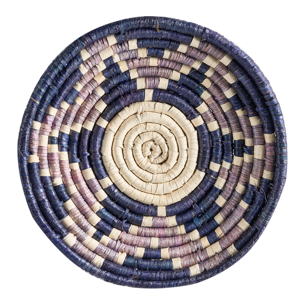 Set di 6 decorazioni in alghe naturali con decorazioni da parete in stile africano