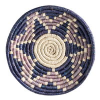 Set di 6 decorazioni in alghe naturali con decorazioni da parete in stile africano