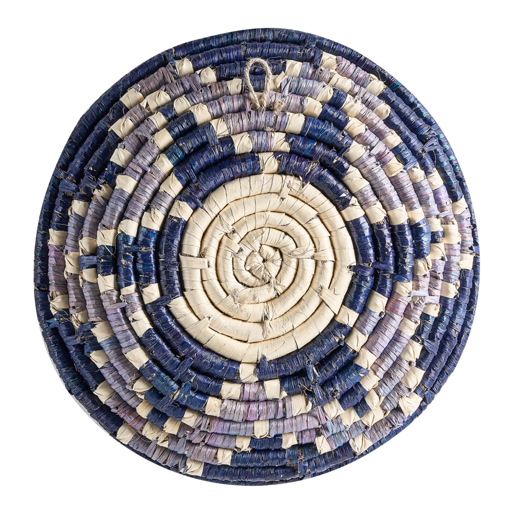 Set di 6 decorazioni in alghe naturali con decorazioni da parete in stile africano