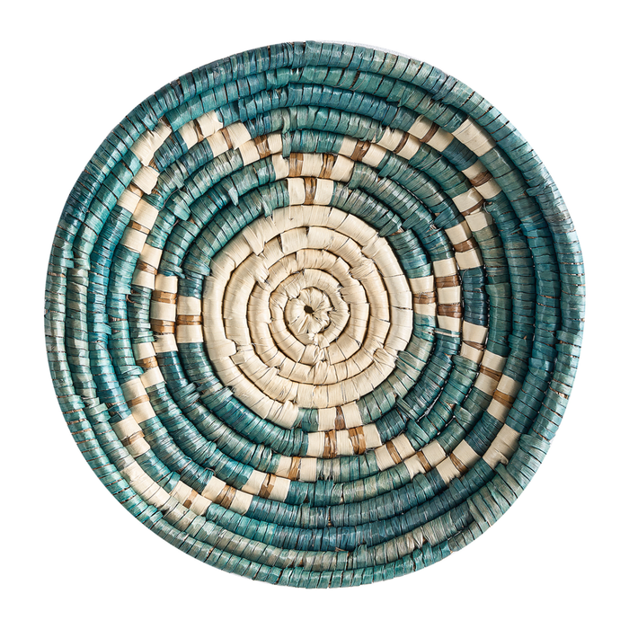 Set di 6 decorazioni in alghe naturali con decorazioni da parete in stile africano