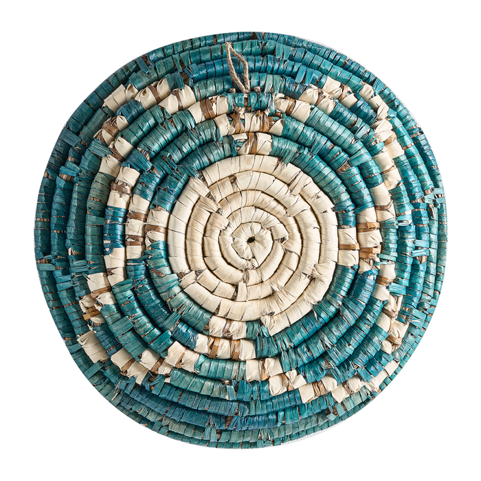 Set di 6 decorazioni in alghe naturali con decorazioni da parete in stile africano