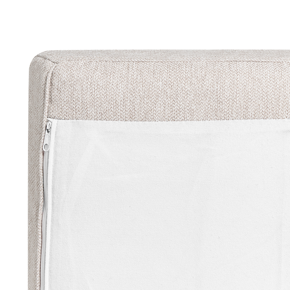 Divano angolare sinistro in poliestere beige Divano a 4 posti imbottito con gambe in metallo, tessuto e schienale imbottito, moderno e minimalista