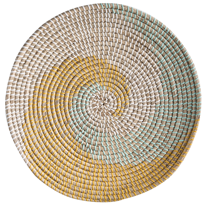 Set di 6 decorazioni in alghe naturali con decorazioni da parete in stile africano