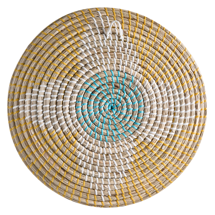 Set di 6 decorazioni in alghe naturali con decorazioni da parete in stile africano