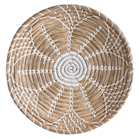 Set di 6 decorazioni in alghe naturali con decorazioni da parete in stile africano