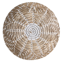 Set di 6 decorazioni in alghe naturali con decorazioni da parete in stile africano