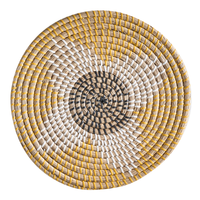 Set di 6 decorazioni in alghe naturali con decorazioni da parete in stile africano