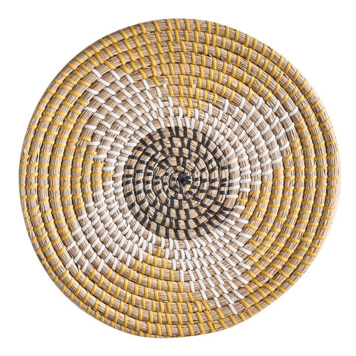 Set di 6 decorazioni in alghe naturali con decorazioni da parete in stile africano