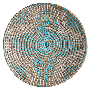 Set di 5 decorazioni da muro in alghe naturali fatte a mano con decorazioni da parete in stile africano