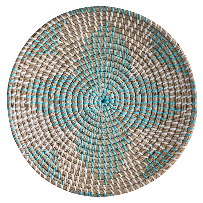 Set di 5 decorazioni da muro in alghe naturali fatte a mano con decorazioni da parete in stile africano