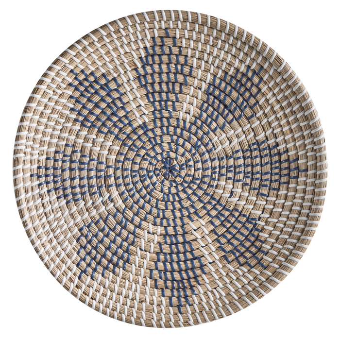 Set di 5 decorazioni da muro in alghe naturali fatte a mano con decorazioni da parete in stile africano