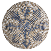 Set di 5 decorazioni da muro in alghe naturali fatte a mano con decorazioni da parete in stile africano