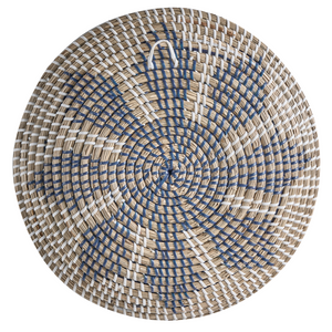 Set di 5 decorazioni da muro in alghe naturali fatte a mano con decorazioni da parete in stile africano