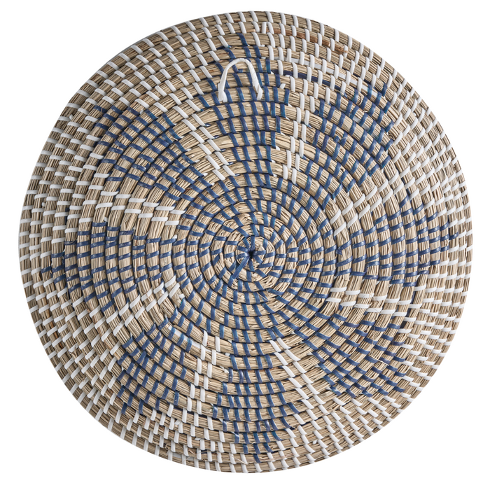 Set di 5 decorazioni da muro in alghe naturali fatte a mano con decorazioni da parete in stile africano