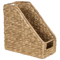 Set di 4 portadocumenti in giacinto d'acqua con struttura in metallo fatti a mano e leggeri stile boho soggiorno camera da letto