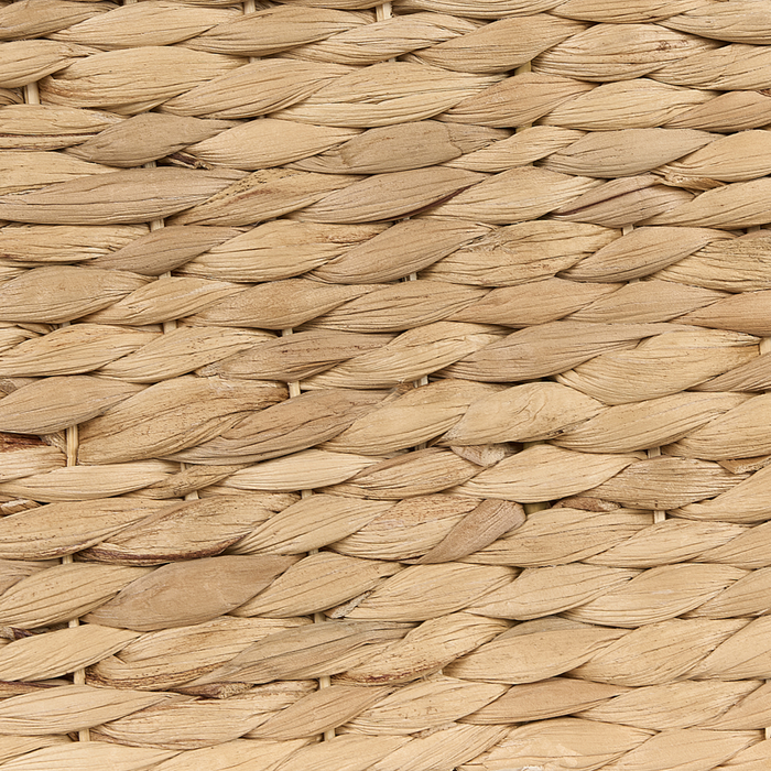 Set di 4 portadocumenti in giacinto d'acqua con struttura in metallo fatti a mano e leggeri stile boho soggiorno camera da letto