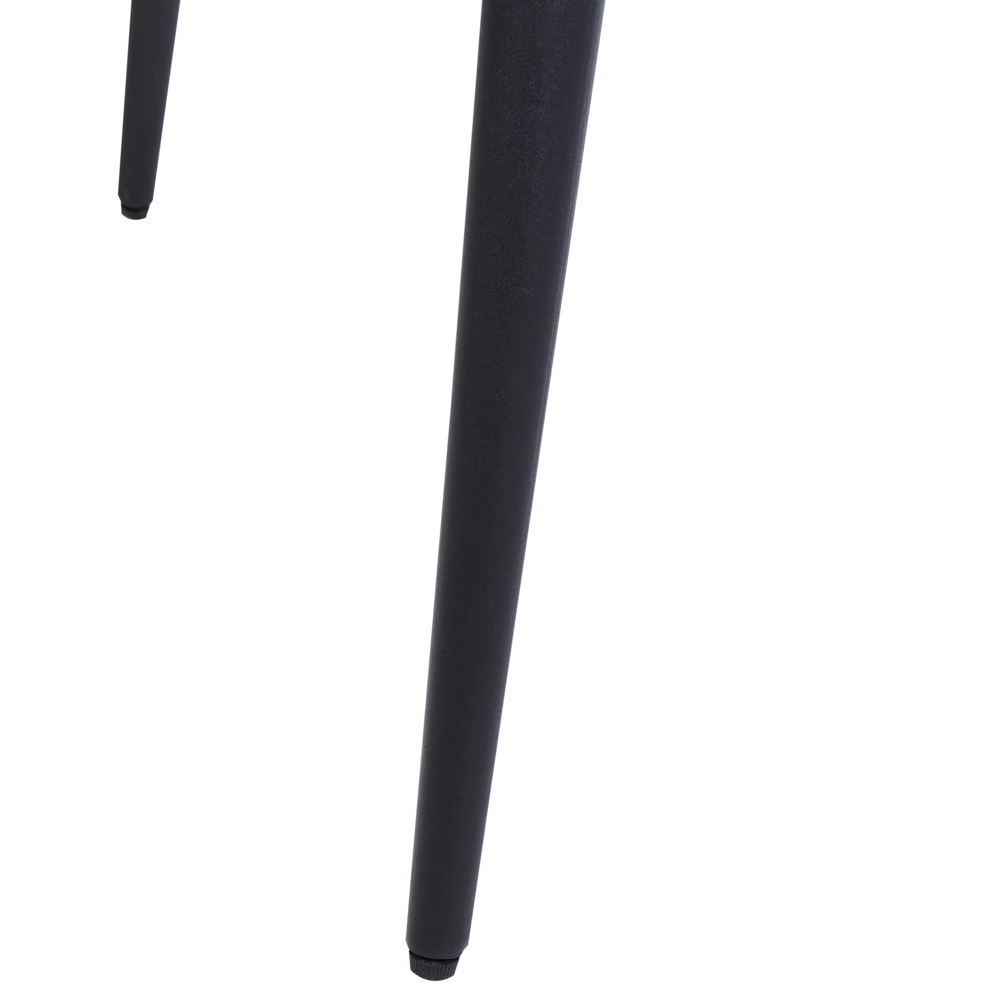 Tavolo da cucina moderno rotondo da pranzo con piano in MDF e gambe in acciaio in legno chiaro 100 cm 4 posti da cucina