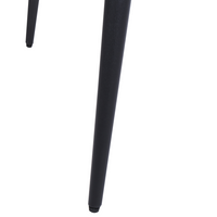 Tavolo da cucina moderno rotondo da pranzo con piano in MDF e gambe in acciaio in legno chiaro 100 cm 4 posti da cucina