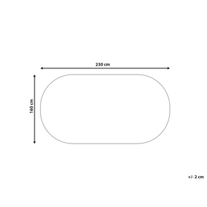 Tappeto Nero Juta 160 x 230 cm Intrecciato Ovale Riscaldamento a Pavimento Adatto Soggiorno Naturale Camera da Letto