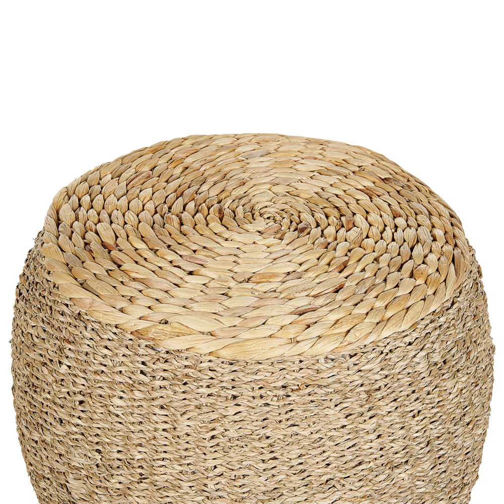 Pouf Light Seagrass  ⌀ 40 cm Sgabello con imbottitura in polistirolo stile boho