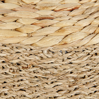 Pouf Light Seagrass  ⌀ 40 cm Sgabello con imbottitura in polistirolo stile boho