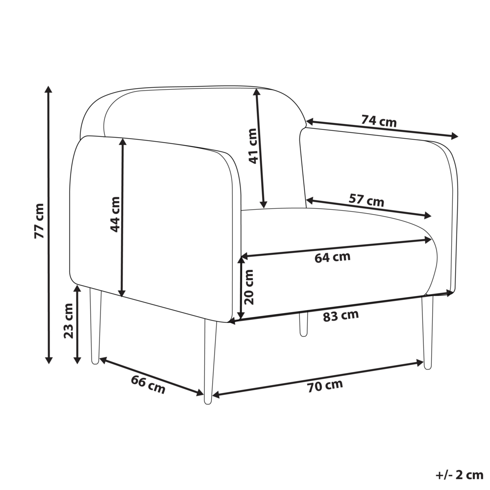 Poltrona in tessuto di lino beige chiaro e nero Gambe in metallo  Sedia imbottita Morbido stile retrò Art Decor Soggiorno