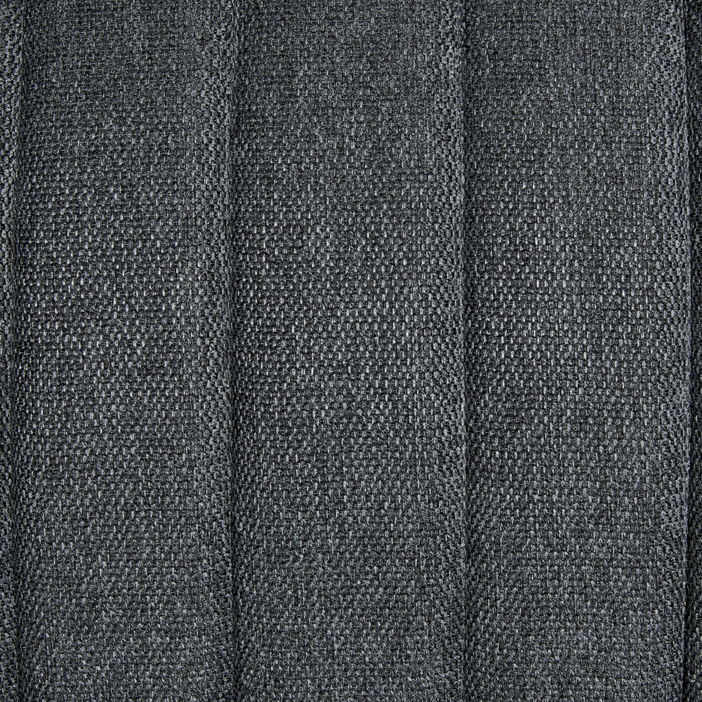 Divano Grigio Scuro Poliestere Imbottito a 3 Posti Divano Moderno Stile Soggiorno Braccioli larghi Schienale imbottito