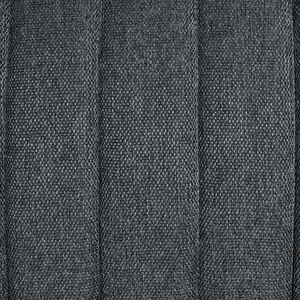 Divano Grigio Scuro Poliestere Imbottito a 3 Posti Divano Moderno Stile Soggiorno Braccioli larghi Schienale imbottito