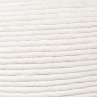 Pouf Bianco Lana EPS Riempimento Rotondo ø 50 cm Ottomano Intrecciato a mano Stile Boho