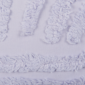 Set di 2 cuscini decorativi in cotone viola imbottitura in poliestere 45 x 45 cm motivo astratto quadrato moderno accessorio per la casa soggiorno camera da letto