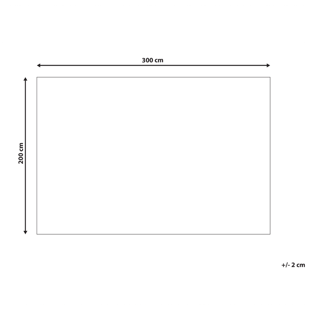 Tappeto di iuta naturale intrecciata con motivo geometrico beige e nero 200 x 300 cm stile boho camera da letto soggiorno