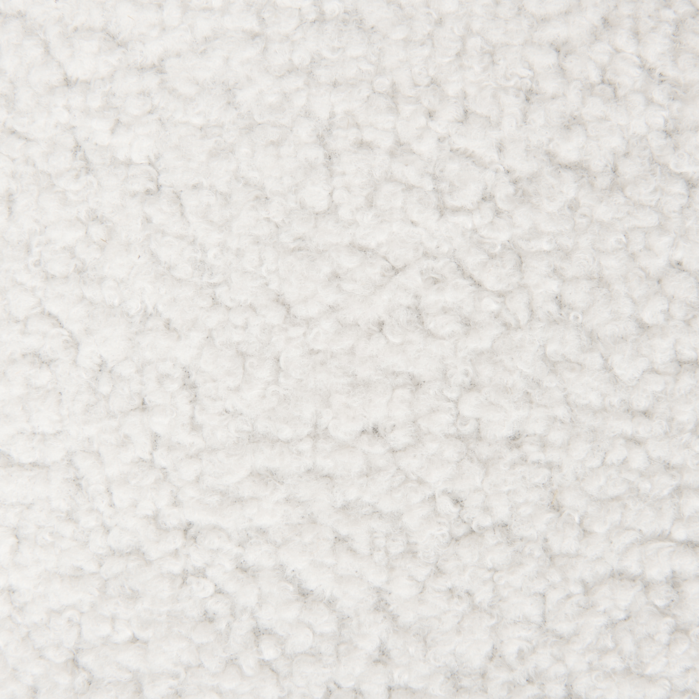 Poltrona da salotto Rivestimento in bouclé bianco Solida sedia da club moderna con braccioli Gambe in legno