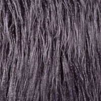 Set di 2 cuscini da lancio in ecopelliccia grigio scuro 45 x 45 cm Morbidi e soffici cuscini sparsi