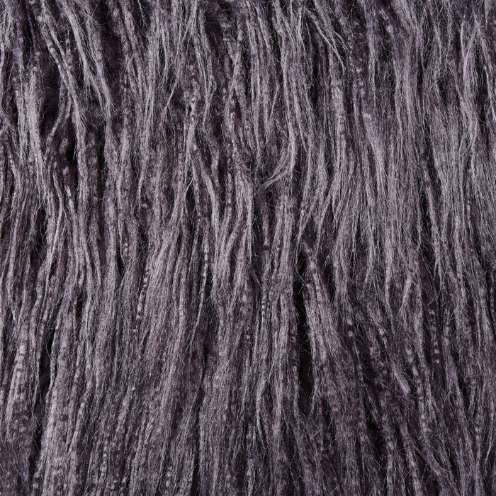 Set di 2 cuscini da lancio in ecopelliccia grigio scuro 45 x 45 cm Morbidi e soffici cuscini sparsi