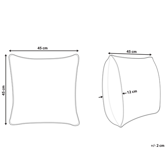 Cuscino decorativo in velluto con motivo natalizio bianco e rosso 45 x 45 cm soggiorno camera da letto