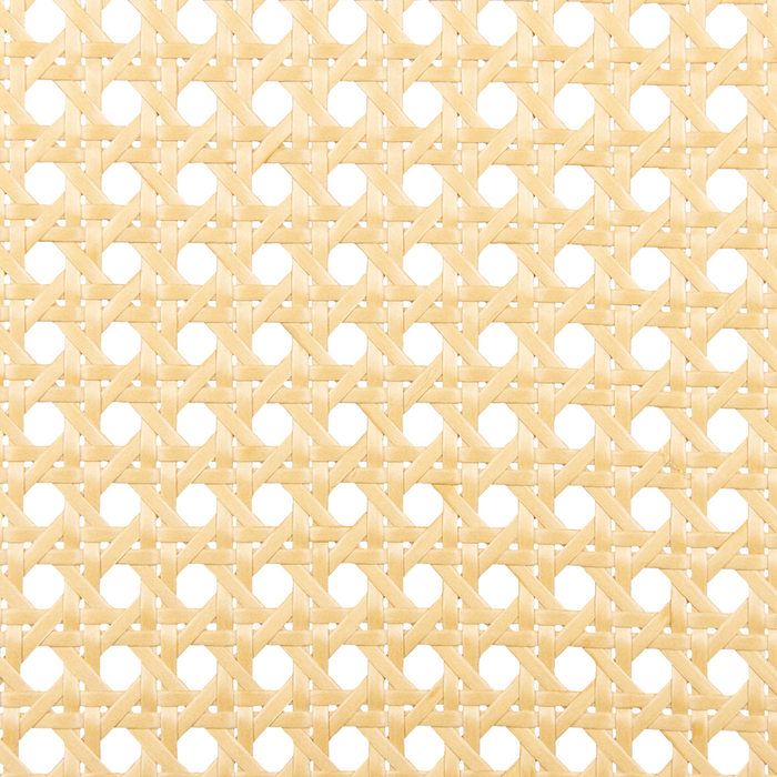 Set di 2 sedie da pranzo con seduta in tessuto e struttura in metallo nero effetto legno con intreccio viennese stile retrò soggiorno