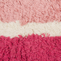 Set di 2 cuscini decorativi in cotone con frange in stile bohémien 45 x 45 cm Accessori decorativi rosa