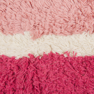 Set di 2 cuscini decorativi in cotone con frange in stile bohémien 45 x 45 cm Accessori decorativi rosa