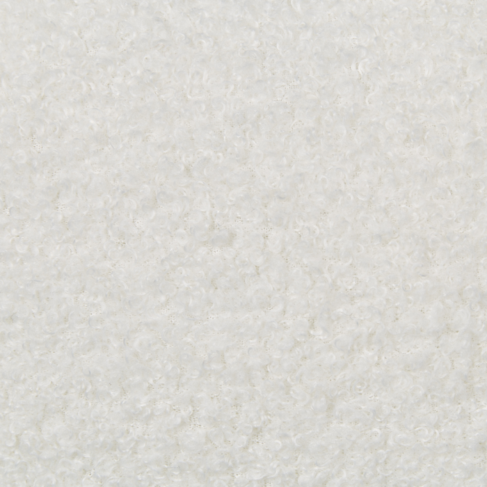 Set di 2 cuscini a forma di lettera in tessuto orsacchiotto bianco XO