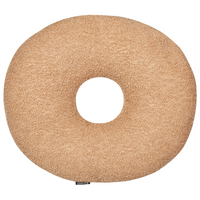 Set di 2 cuscini in tessuto decorazione tessile marrone chiaro a forma delle lettere XO divano soggiorno camera da letto