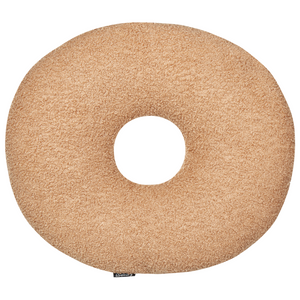 Set di 2 cuscini in tessuto decorazione tessile marrone chiaro a forma delle lettere XO divano soggiorno camera da letto